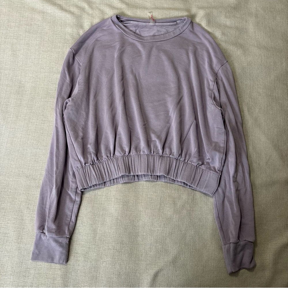 Commando Lavender Cropped Sweatshirt
